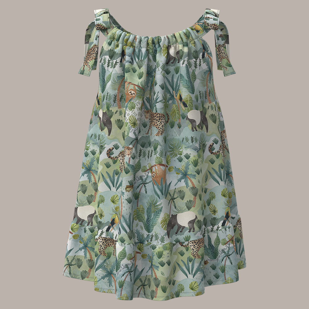 Green is Life Boho Dress