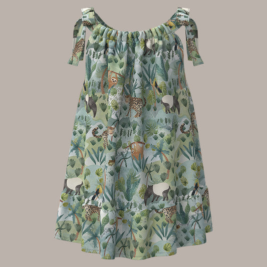 Green is Life Boho Dress