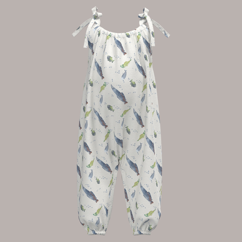 Amazonian Fish Boho Jumpsuit