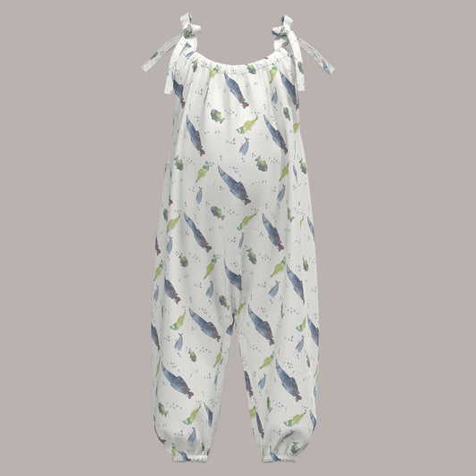 Amazonian Fish Boho Jumpsuit
