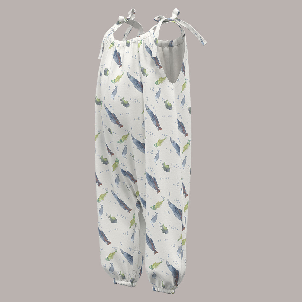 Amazonian Fish Boho Jumpsuit