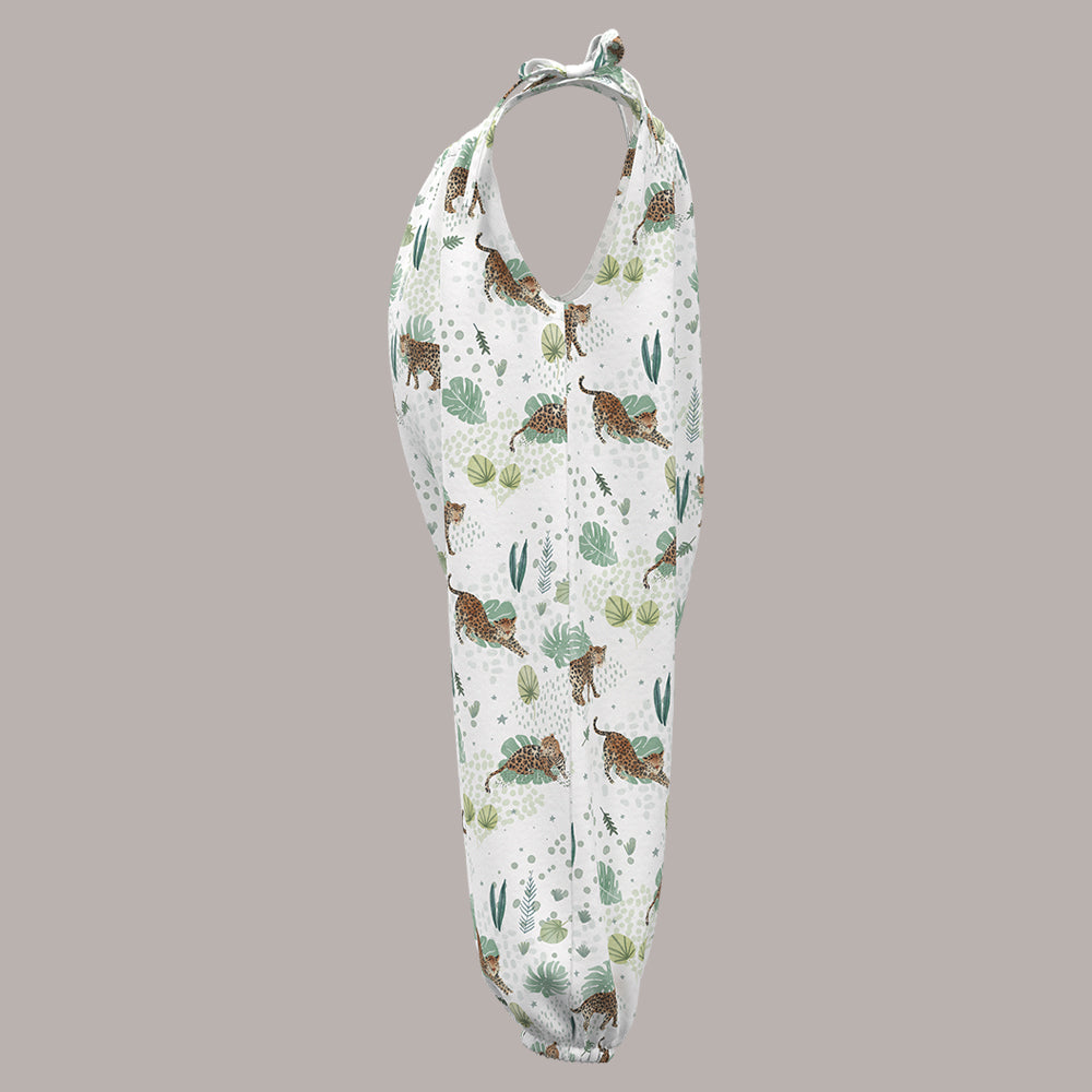 Jaguar Neutral Boho Jumpsuit