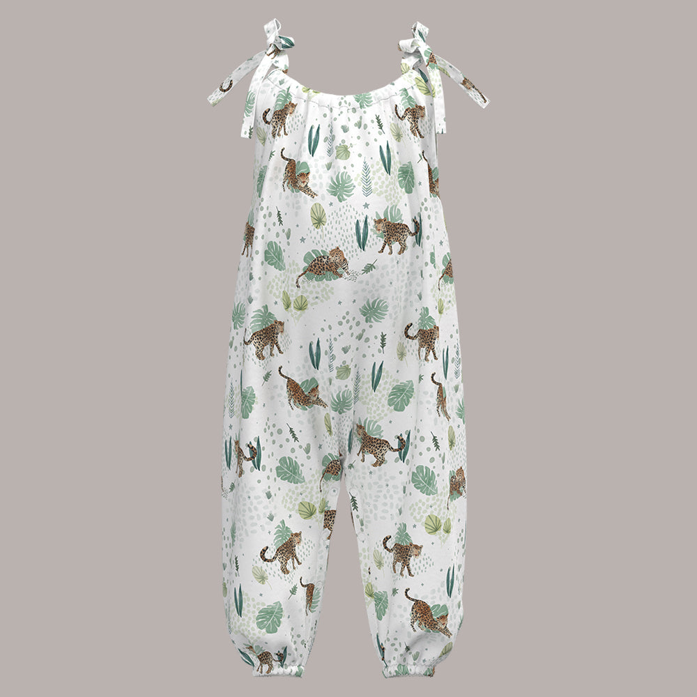 Jaguar Neutral Boho Jumpsuit