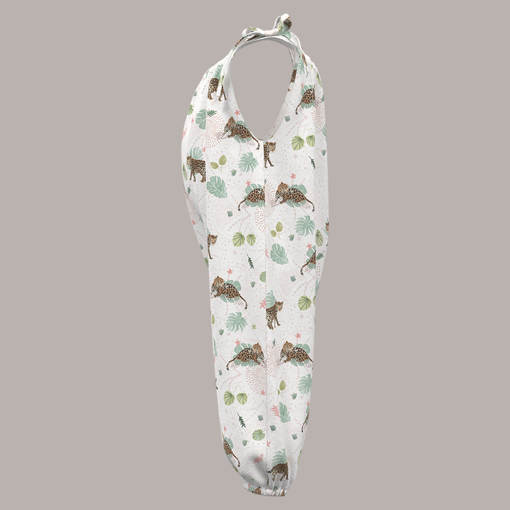 Jaguar PInk Boho Jumpsuit