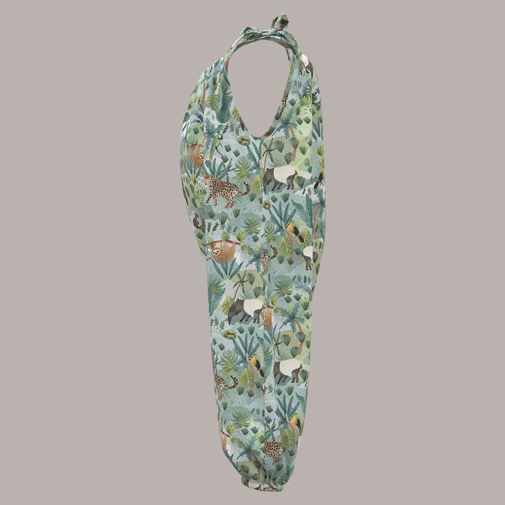 Green is Life Boho Jumpsuit