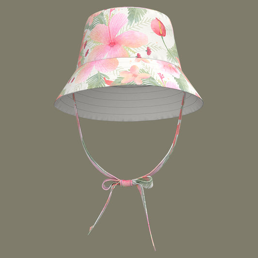 Tropical Flowers Bucket Hat