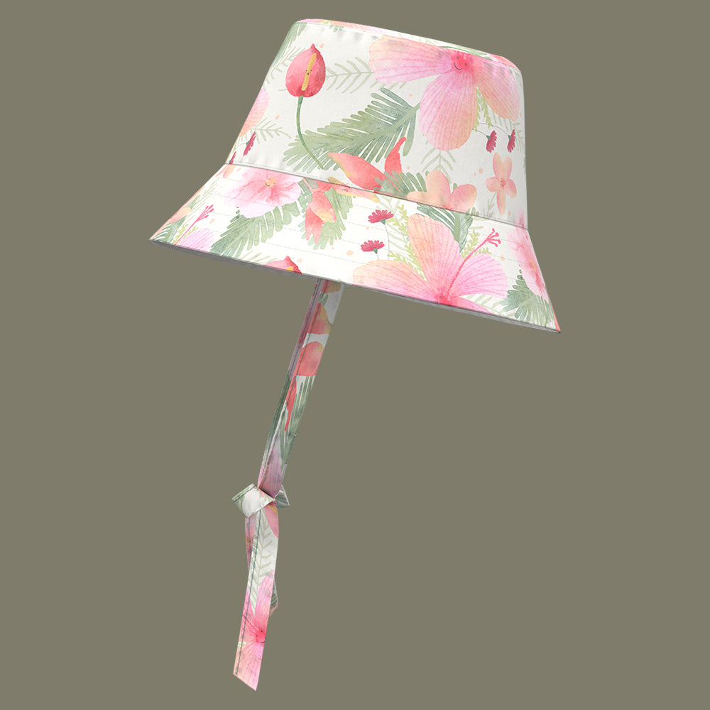 Tropical Flowers Bucket Hat