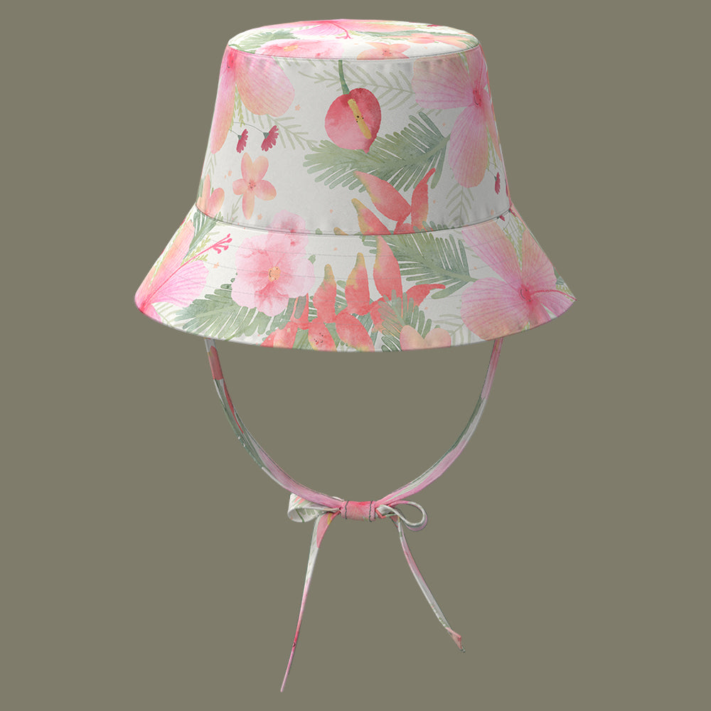 Tropical Flowers Bucket Hat