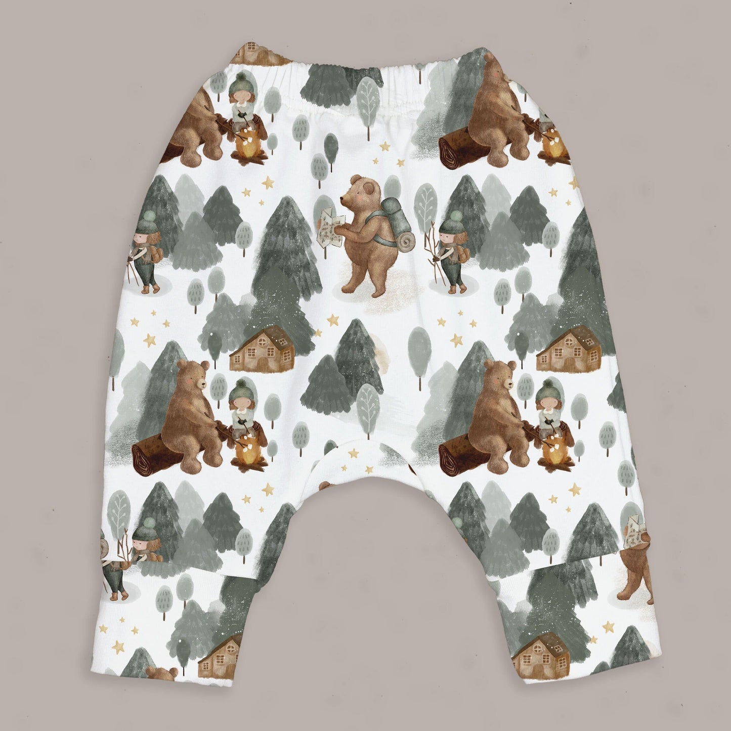 Bear Hugs & Smores Harem Pants