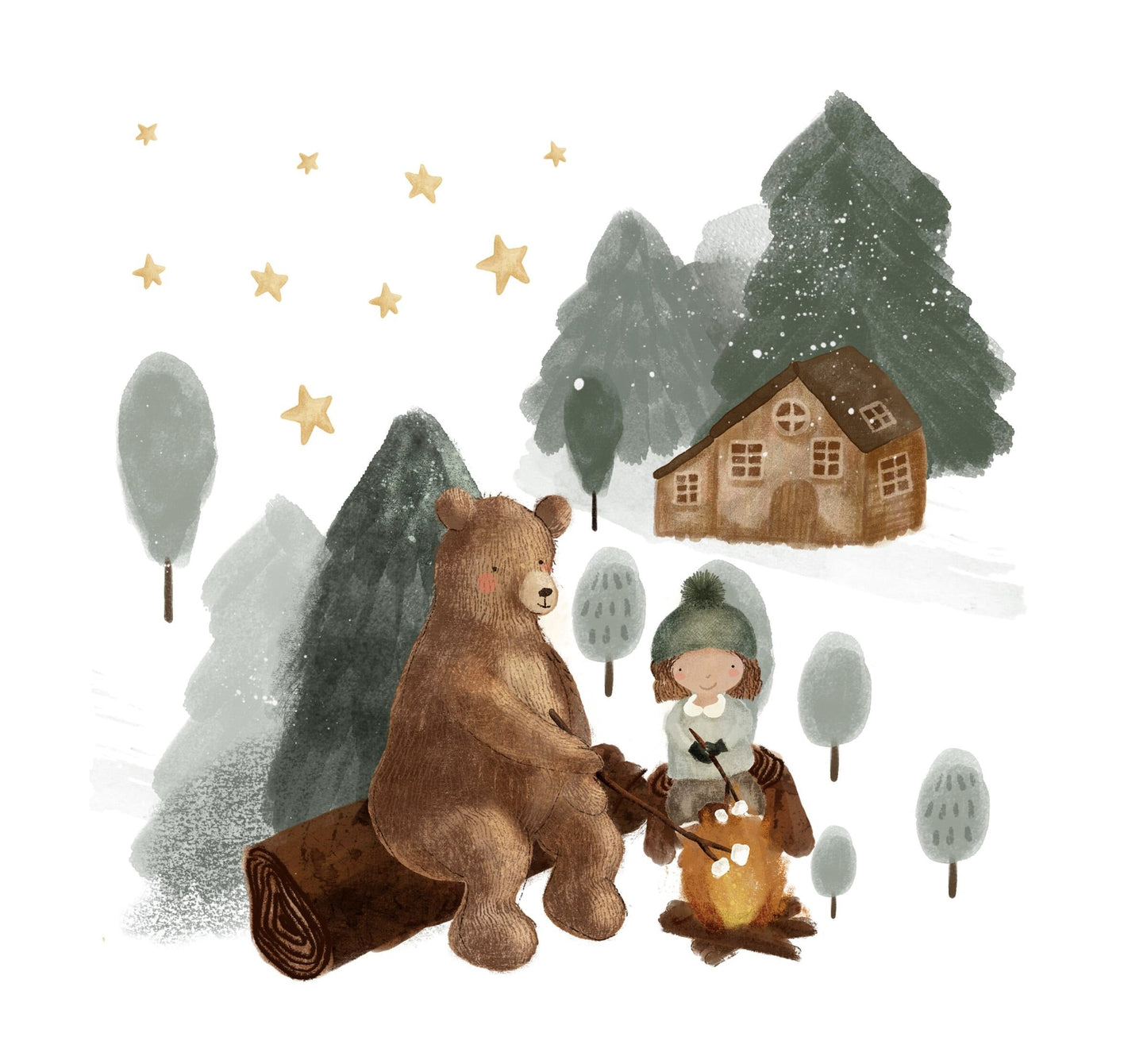 Bear Hugs & S'mores Tshirt