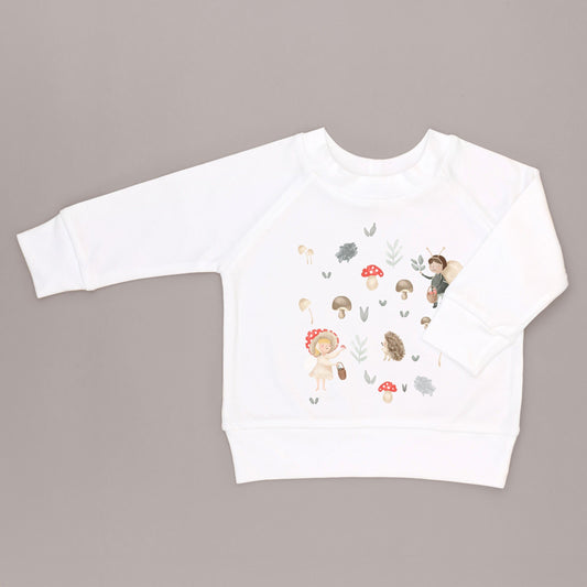 Mushroom Hunt Raglan Sweatshirt