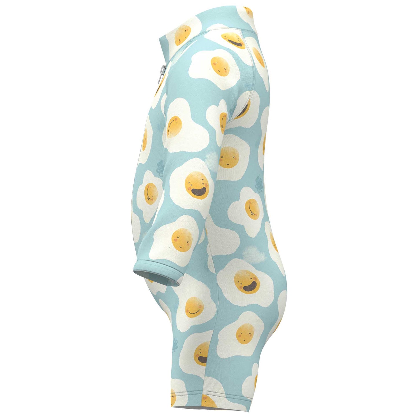 Eggs Zipper Rashguard Romper
