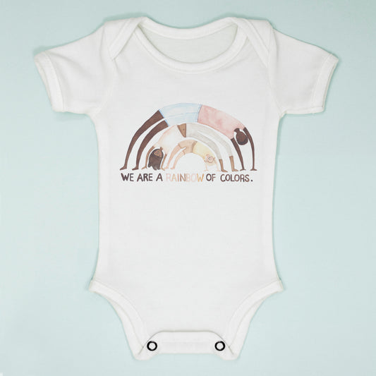 We are a rainbow of colors Classic Onesie