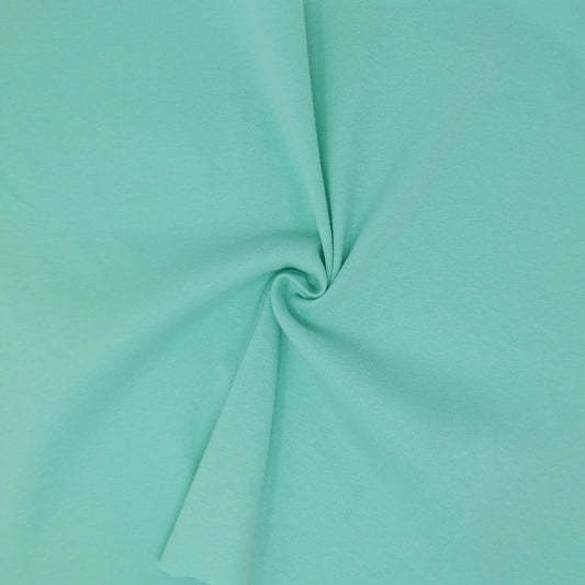 Aqua Cotton Knit Fabric Per Yard
